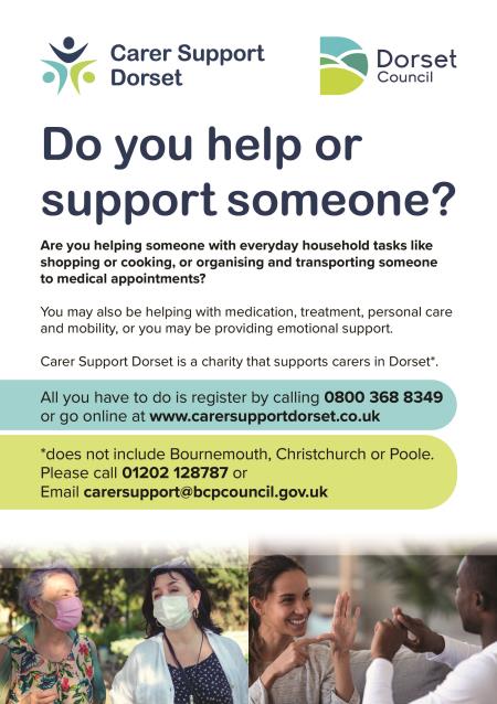 Carer Support Dorset - register to access services